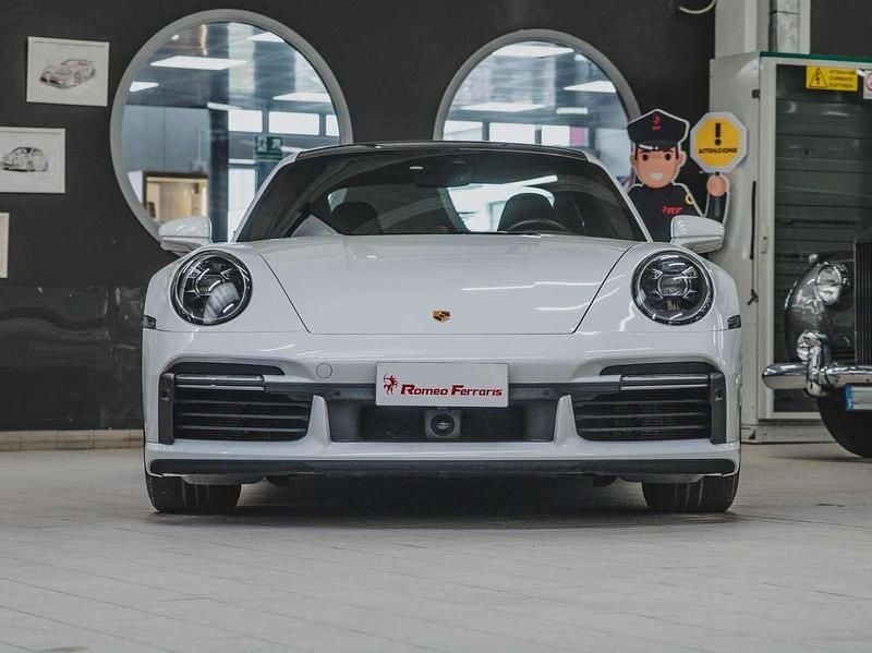 Usata Porsche 911 Turbo S 650 CV (478 kW) 2021 Bianco carrara metallizzato Coupé