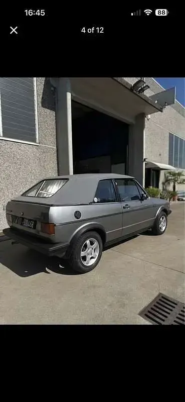 Usata VW Golf Cabriolet 75 CV (55 kW) 1983 Grigio Cabrio