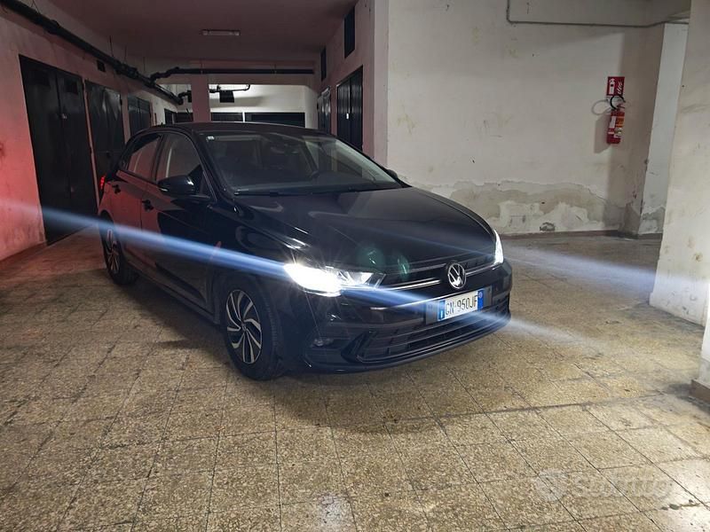 Usata VW Polo Life 95 CV (69 kW) 2023 Nero Berlina