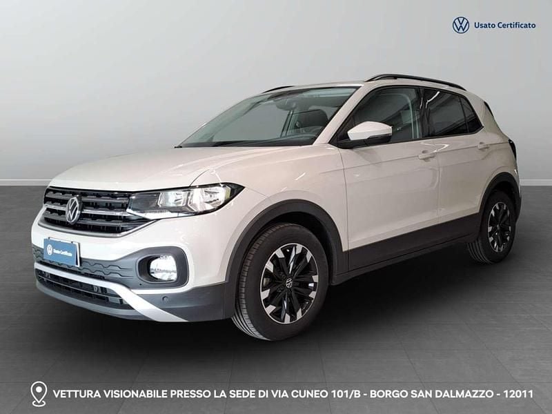 Ascot grey deep black perlato Usata 2022 VW T-Cross Style SUV | 18.600 € (Buon prezzo) - Immagine 1/4