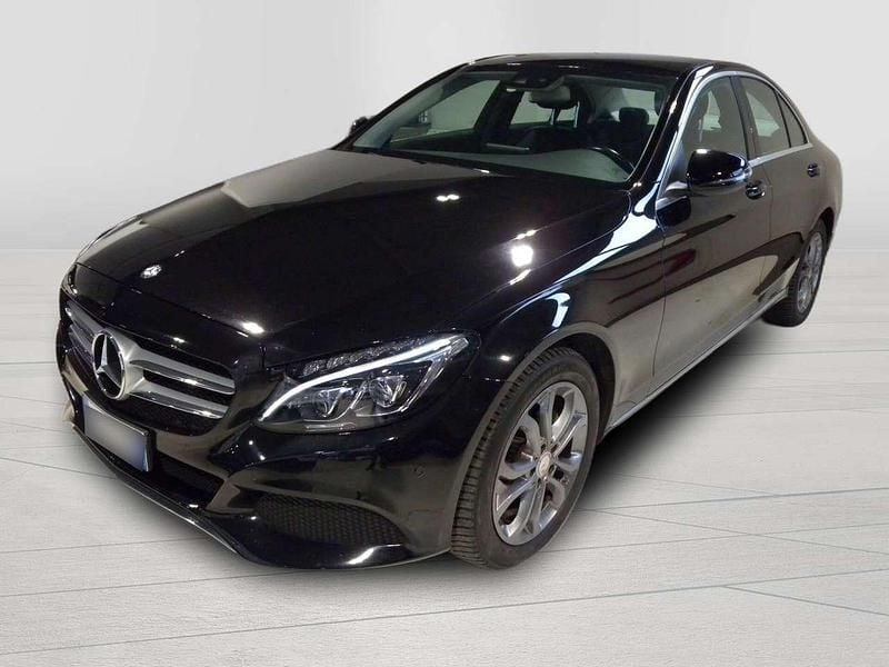 Usata Mercedes C200 136 CV (100 kW) 2017 Nero Berlina