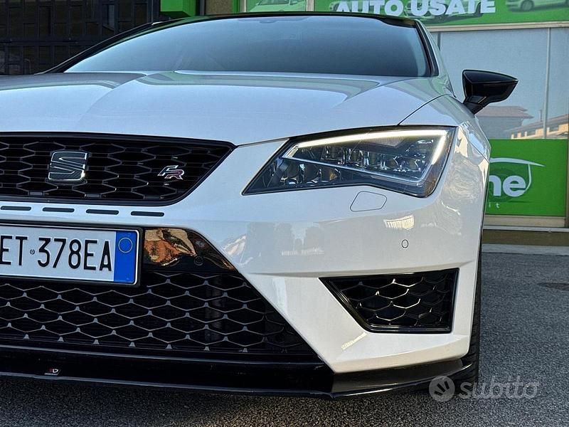 Usata Seat Leon FR 150 CV (110 kW) 2013 Bianco Berlina