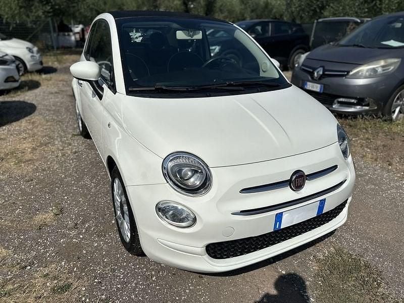 Bianco Usata 2019 Fiat 500C Lounge Cabrio | 11.950 € (Super prezzo) - Immagine 1/4