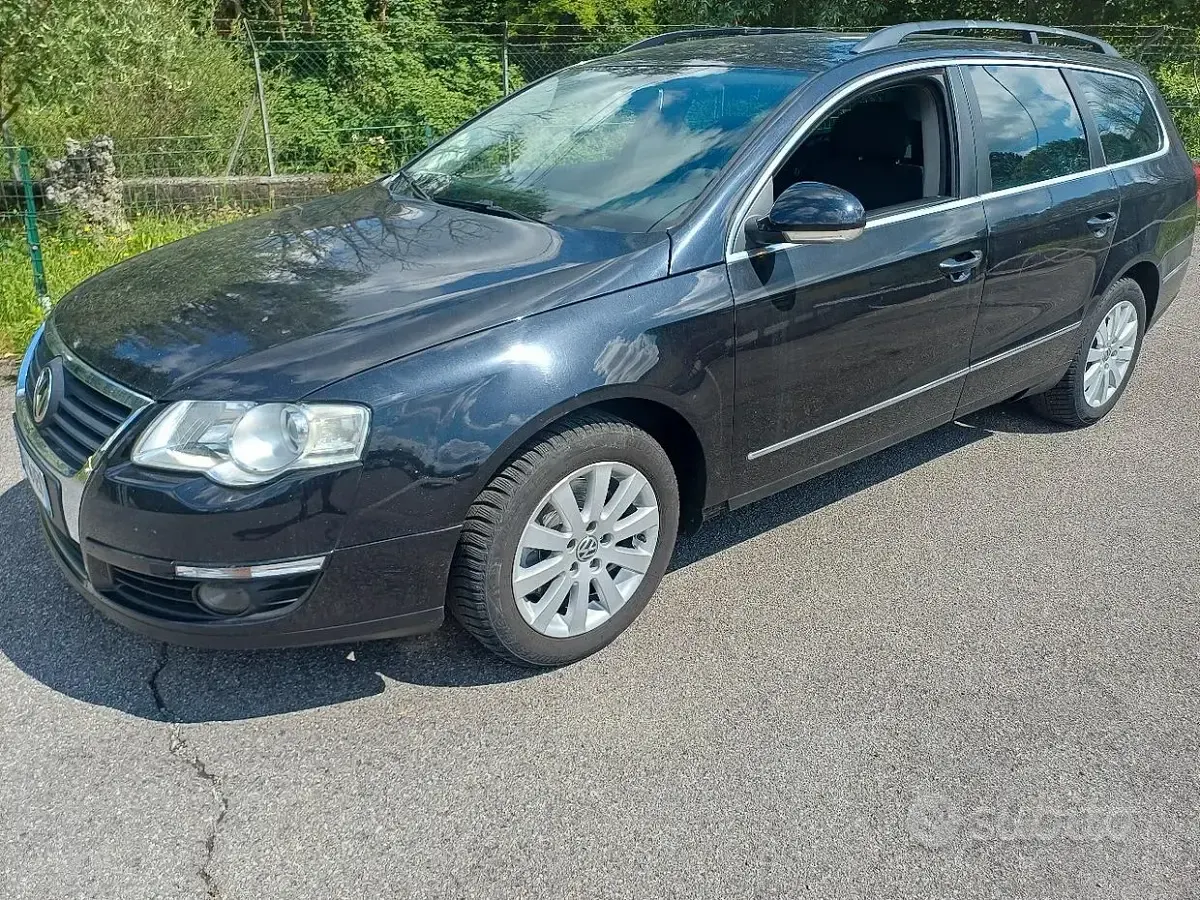 Usata VW Passat 105 CV (77 kW) 2007 Nero Station wagon