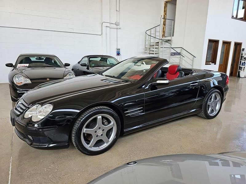 Usata Mercedes SL500 AMG 306 CV (225 kW) 2005 Nero Cabrio