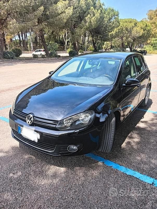 Usata VW Golf VI 105 CV (77 kW) 2012 Nero Utilitaria