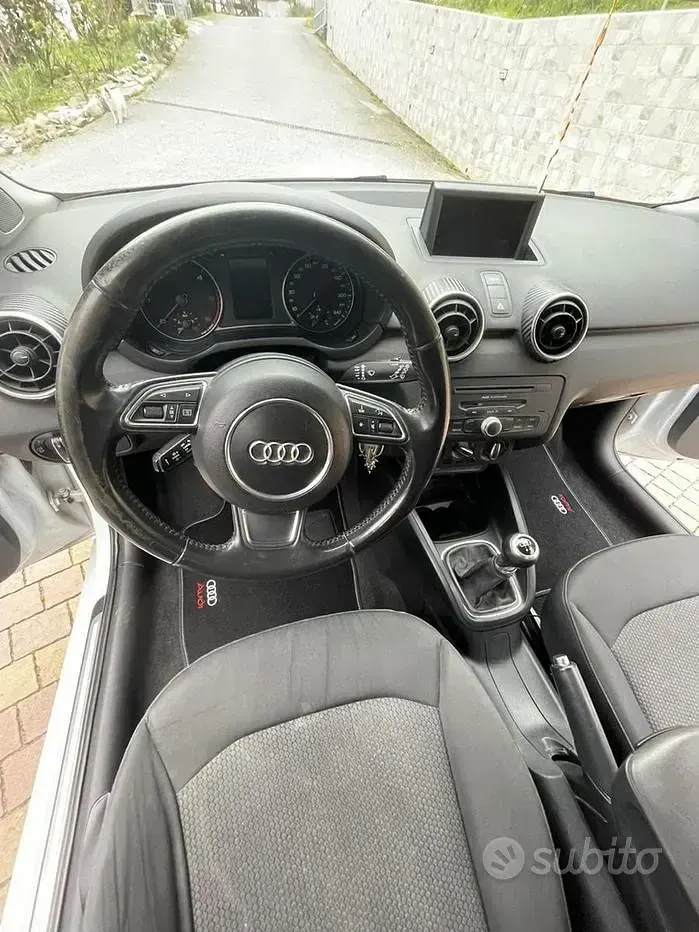 Usata Audi A1 90 CV (66 kW) 2014 Bianco Utilitaria