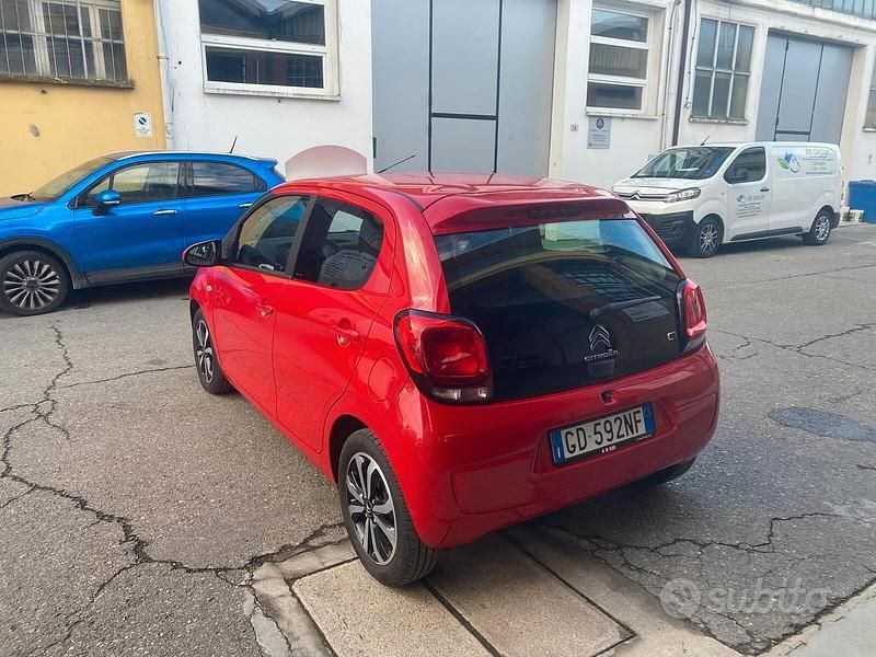 Usata Citroën C1 Feel 72 CV (52 kW) 2021 Rosso Utilitaria