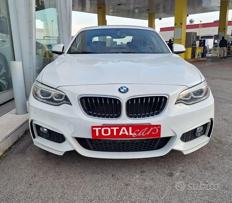 Usata BMW 218 M Sport 143 CV (105 kW) 2016 Bianco pastello Coupé