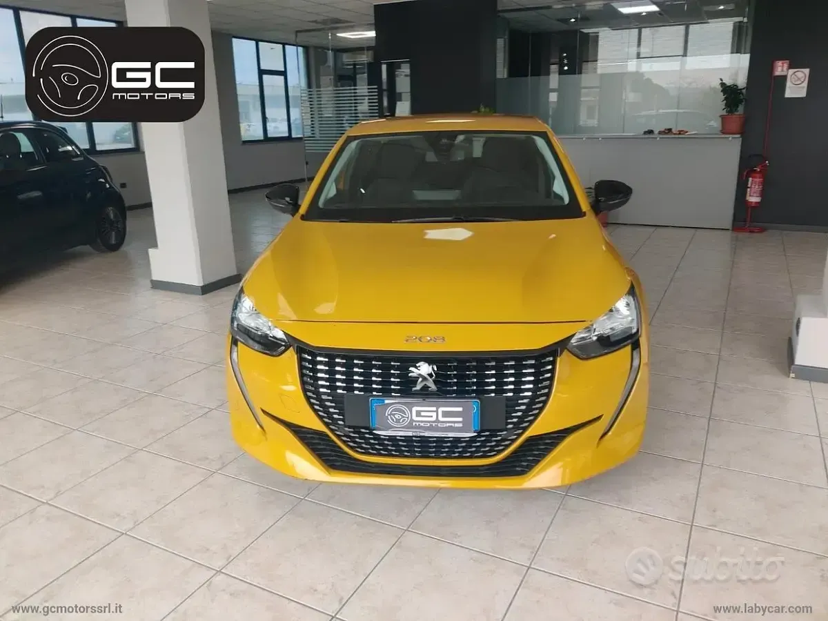 Usata Peugeot 208 Active 75 CV (55 kW) 2023 Giallo Utilitaria