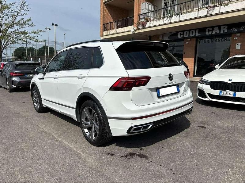 Usata VW Tiguan R-line 150 CV (110 kW) 2021 Bianco SUV