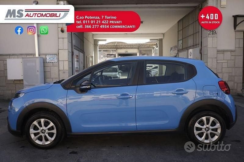 Usata Citroën C3 PureTech 83 CV (61 kW) 2019 Azzurro Utilitaria