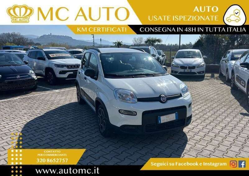 Bianco Usata 2022 Fiat Panda City Life Due volumi | 12.999 € (Molto cara) - Immagine 1/4