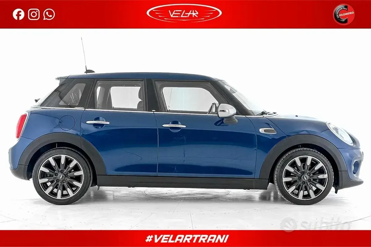 Usata Mini Cooper D Hype 116 CV (85 kW) 2014 Blu Utilitaria