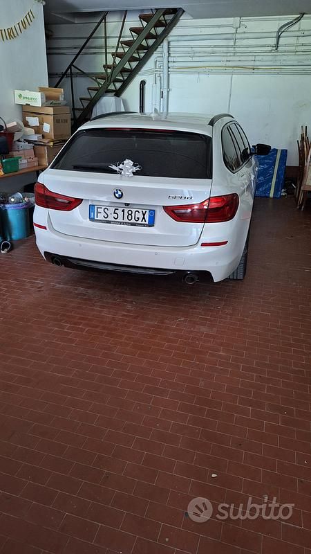 Usata BMW 520 Sport Line 190 CV (139 kW) 2018 Bianco Station wagon