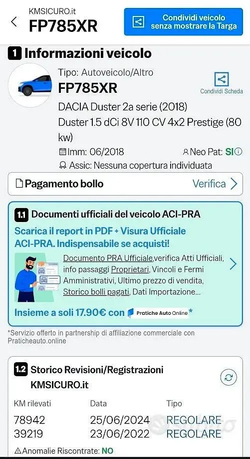Occasion Dacia Duster Comfort 109 ch (80 kW) 2018 Gris SUV