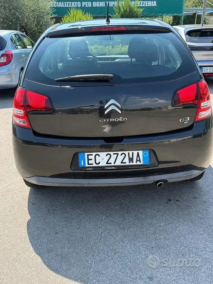 Usata Citroën C3 Seduction 82 CV (60 kW) 2012 Nero Berlina