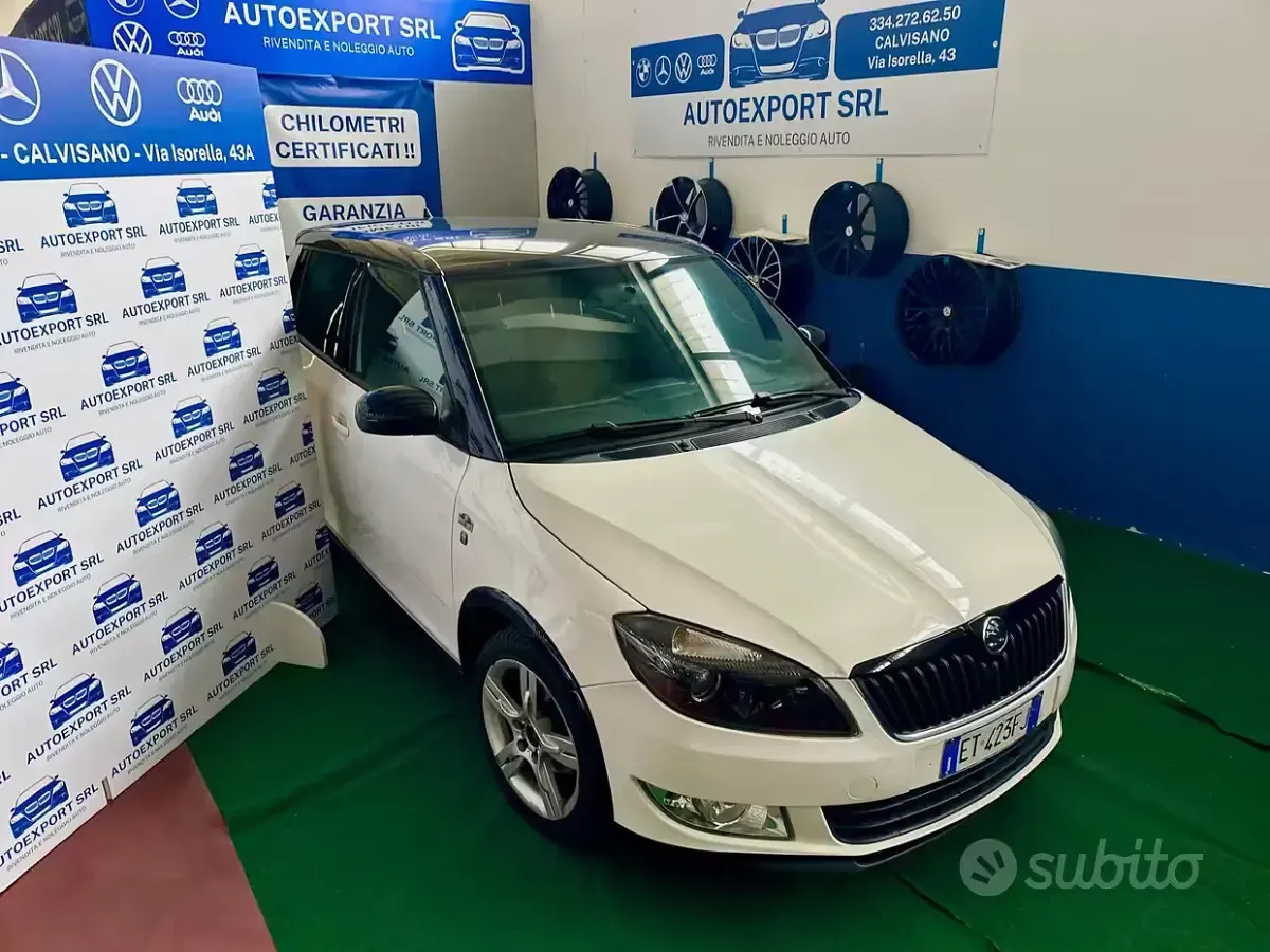 Usata Skoda Fabia 69 CV (50 kW) 2013 Bianco Berlina