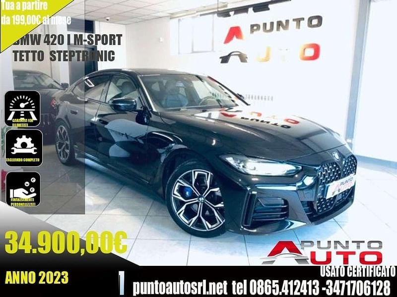 Usata BMW 420 M Sport 184 CV (135 kW) 2023 Nero Berlina