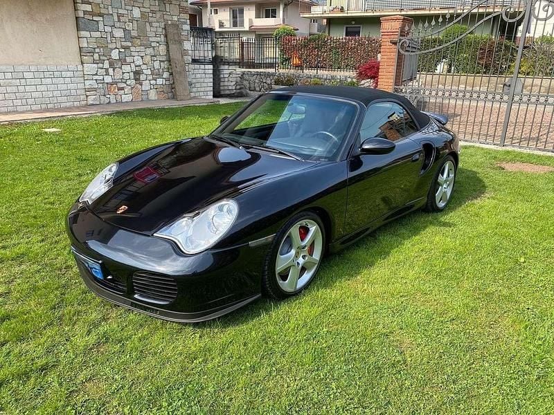Usata Porsche 996 Turbo 420 CV (308 kW) 2004 Nero Cabrio