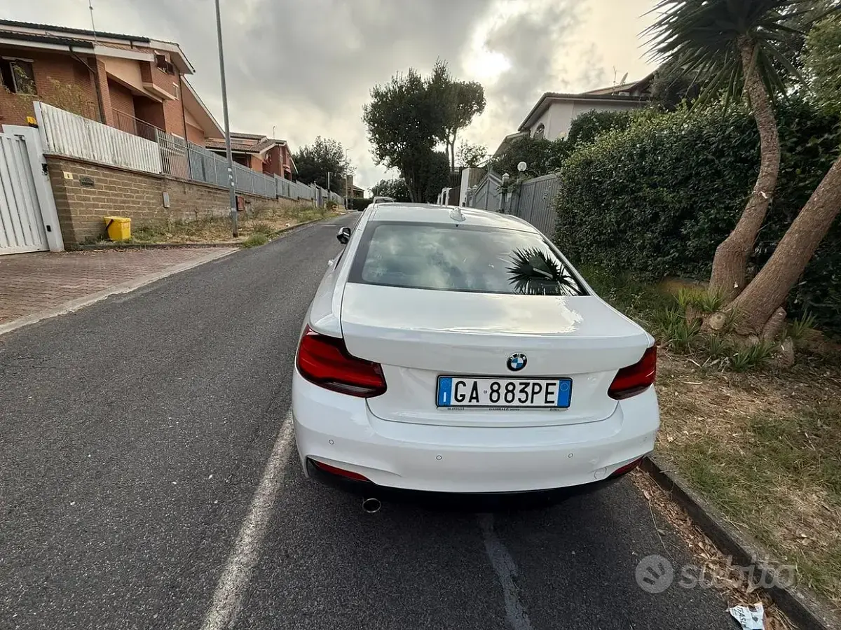 Usata BMW 218 M Sport 150 CV (110 kW) 2020 Bianco Coupé