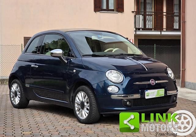 Usata Fiat 500C Lounge 69 CV (50 kW) 2014 Blu Cabrio