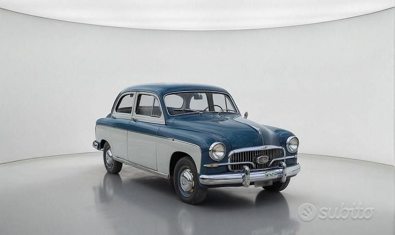 Usata Fiat 1400B 1950 Blu Berlina