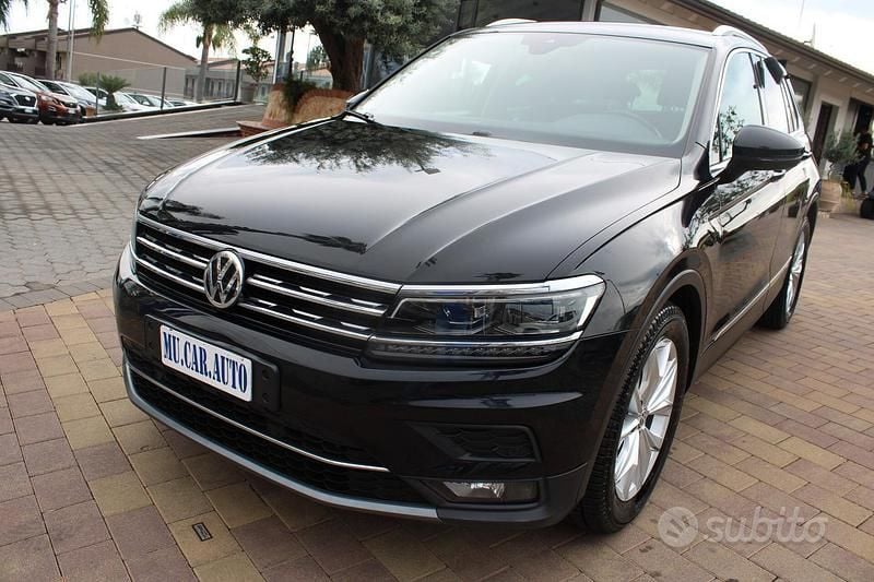 Usata VW Tiguan Advance 150 CV (110 kW) 2018 Nero SUV