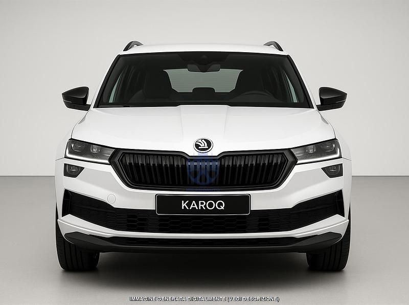 Usata Skoda Karoq SportLine 150 CV (110 kW) 2021 Bianco SUV