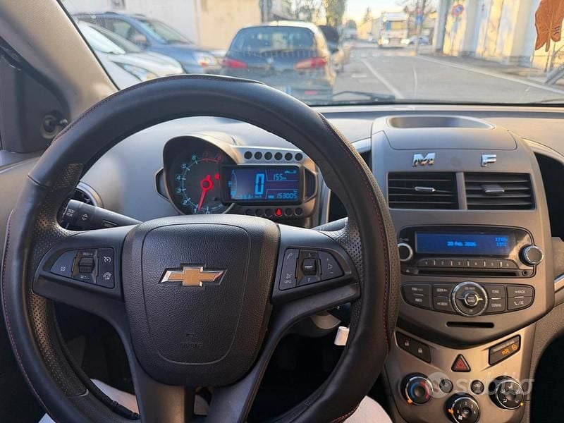 Usata Chevrolet Aveo LT 85 CV (62 kW) 2011 Blu Berlina