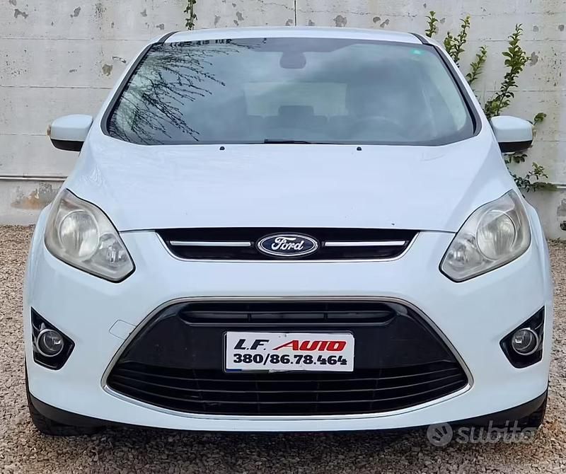 Usata Ford C-MAX Titanium 115 CV (84 kW) 2011 Bianco Monovolume