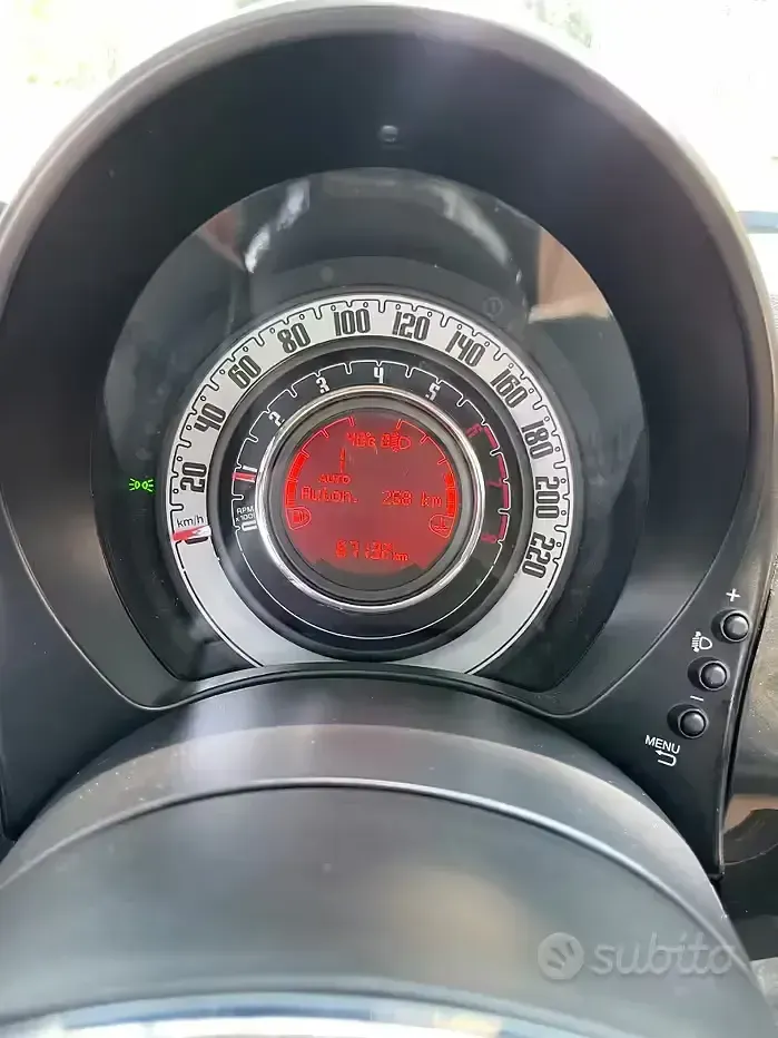 Usata Fiat 500 Lounge 69 CV (50 kW) 2017 Grigio Berlina