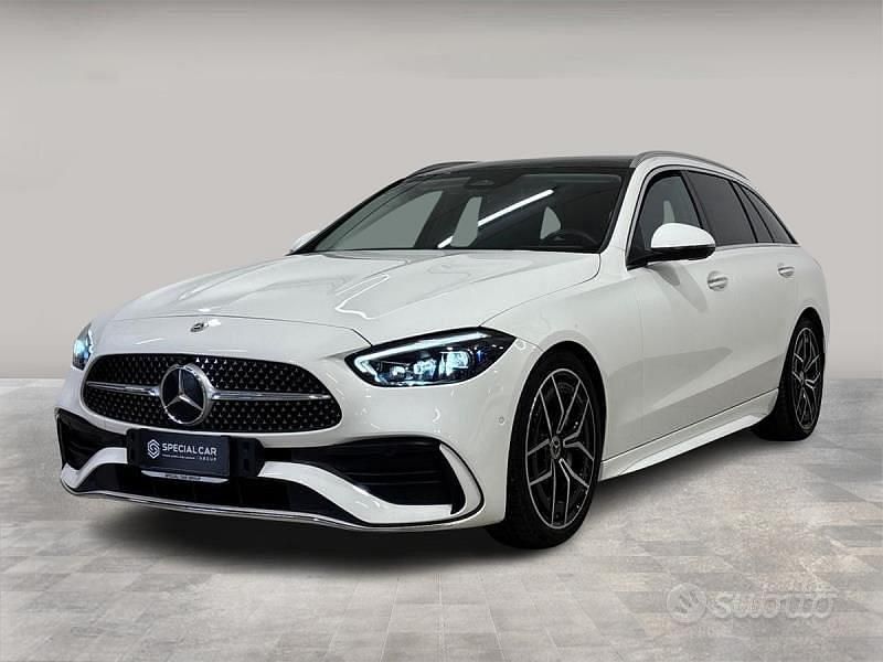 Usata Mercedes C220 Premium Plus 200 CV (147 kW) 2022 Bianco Station wagon