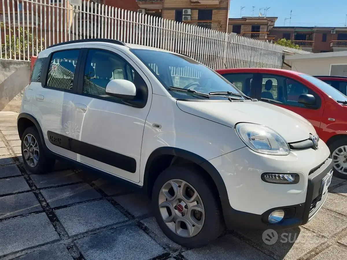 Usata Fiat Panda 4x4 75 CV (55 kW) 2013 Bianco Utilitaria