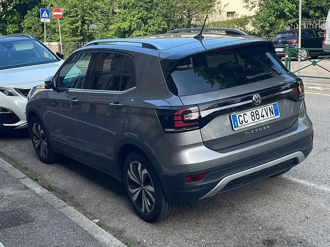 Usata VW T-Cross Advance 95 CV (69 kW) 2020 Grigio SUV