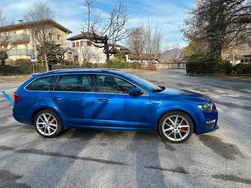 Usata Skoda Octavia RS 184 CV (135 kW) 2016 Blu Station wagon