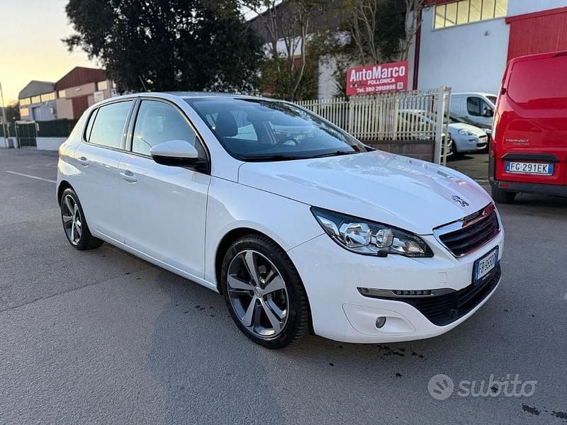 Usata Peugeot 308 Business-Line 99 CV (72 kW) 2016 Bianco Berlina