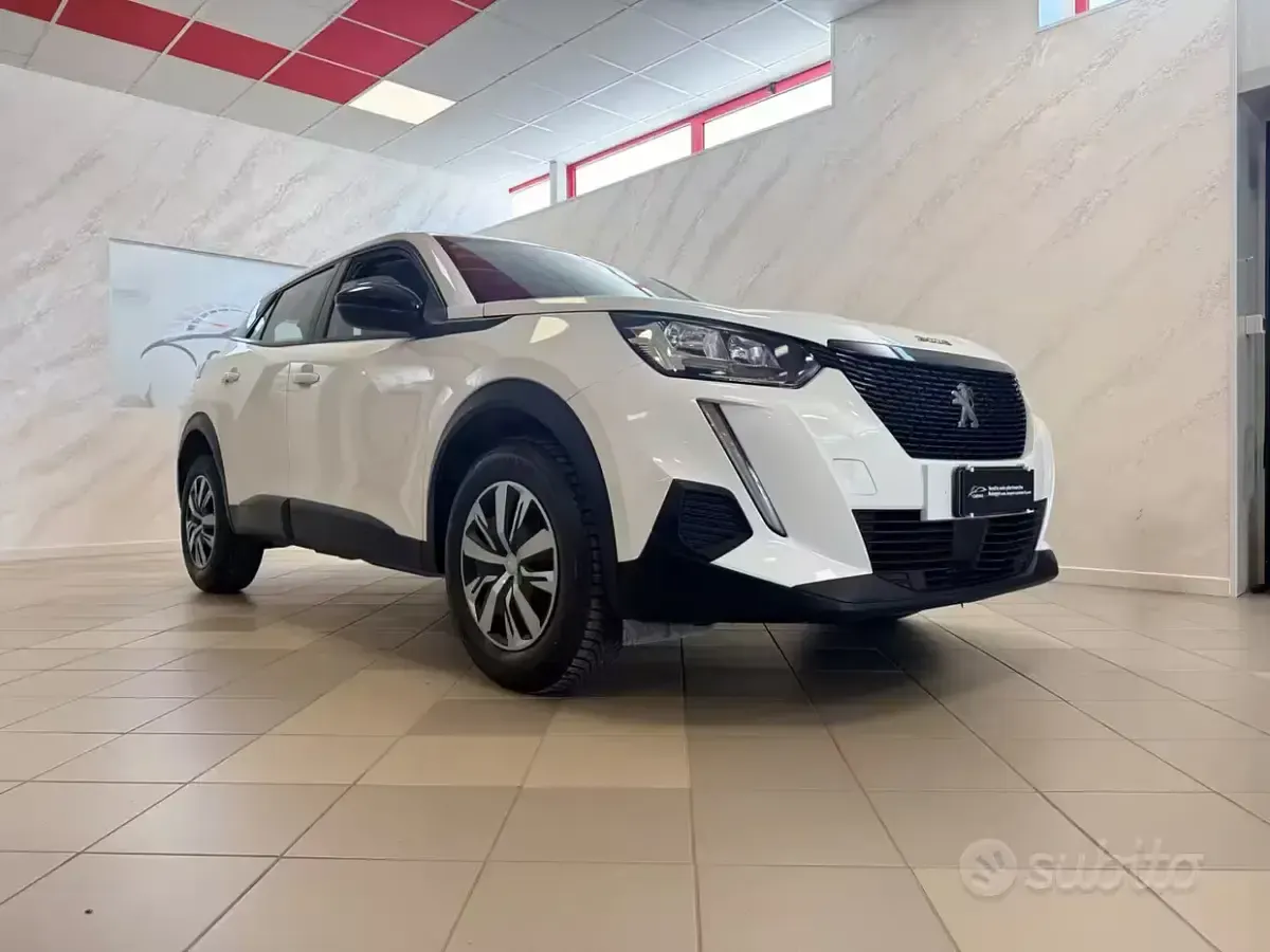 Usata Peugeot 2008 Active 110 CV (80 kW) 2022 Bianco SUV