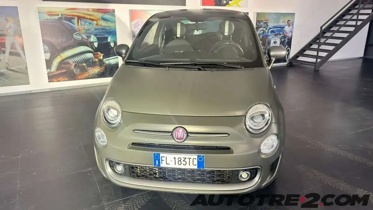 Usata Fiat 500 S 95 CV (69 kW) 2017 Verde Berlina