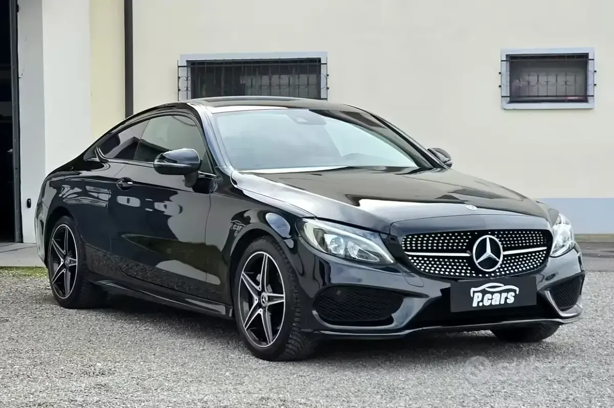 Usata Mercedes C220 Premium 170 CV (125 kW) 2018 Nero Coupé