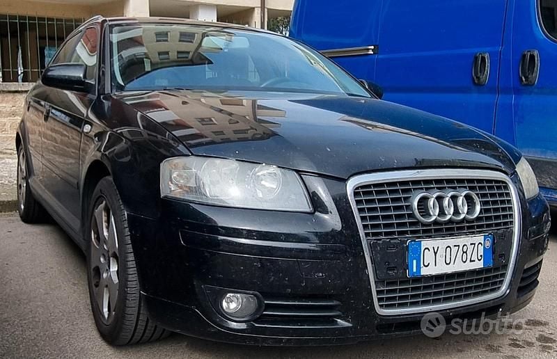 Usata Audi A3 140 CV (102 kW) 2006 Nero Utilitaria