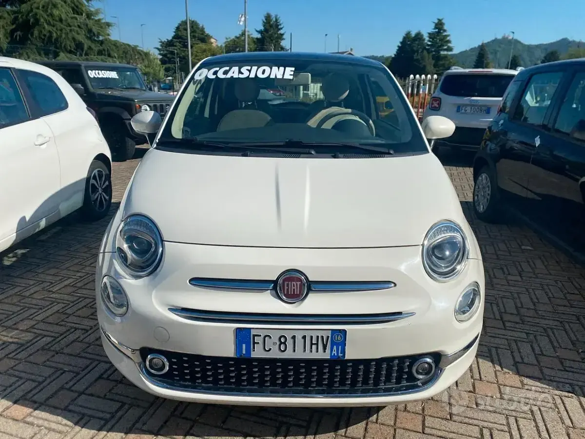 Usata Fiat 500 Lounge 69 CV (50 kW) 2016 Bianco Berlina