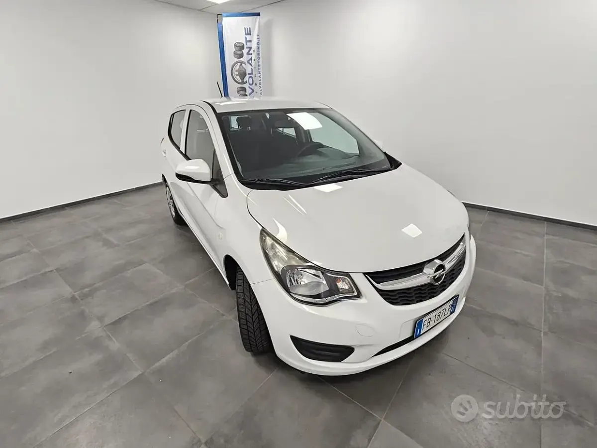 Usata Opel Karl 75 CV (55 kW) 2015 Bianco Utilitaria
