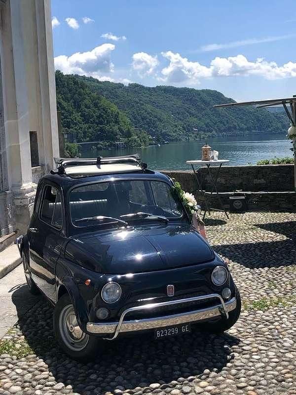 Usata Fiat 500 18 CV (13 kW) 1970 Blu/azzurro Cabrio