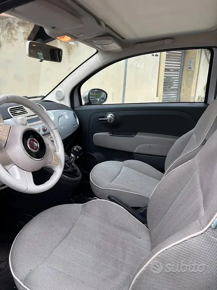Usata Fiat 500 Lounge 69 CV (50 kW) 2008 Grigio Utilitaria