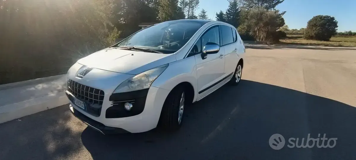 Usata Peugeot 3008 109 CV (80 kW) 2010 Bianco Station wagon