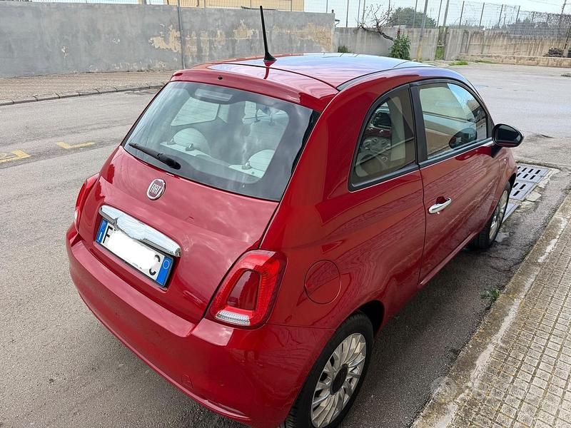 Usata Fiat 500 Lounge 69 CV (50 kW) 2019 Rosso Berlina