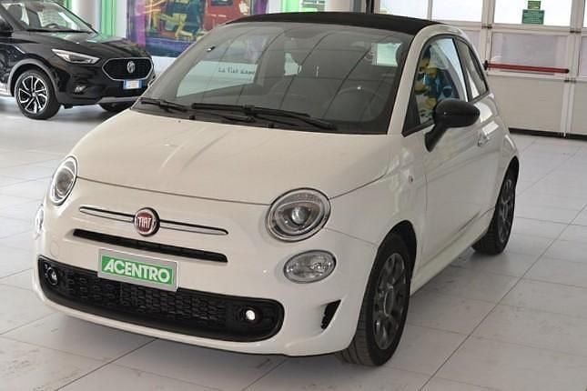 Bianco Usata 2021 Fiat 500 Cabrio | 13.900 € (Cara) - Immagine 1/4
