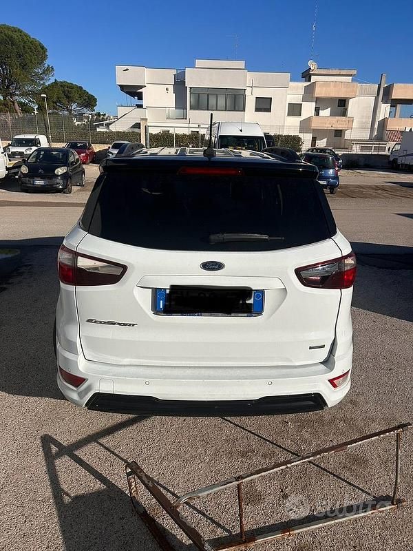 Usata Ford Ecosport ST-Line 125 CV (91 kW) 2019 Bianco SUV