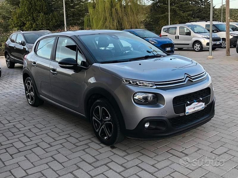 Usata Citroën C3 PureTech 83 CV (61 kW) 2019 Grigio Utilitaria